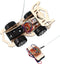Wooden Wireless Remote Control Racing Car Kit F4,Science Experiment Kit,Science Experiment Kit for Applicable to Youth Age,Robotic Stem Project Mo...