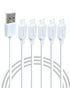 Gigastone ?5-Pack? Charging Cable for Apple Lightning Devices, 3ft Fast Charge 12W, Compatible with iPhone, iPad, Charging only, Data Sync not Sup...