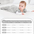 Yoofoss Baby Sleep Sack 3-6 Months 100% Cotton 0.5 TOG Baby Sleeping Bag 2-Way Zipper Toddler Wearable Blankets 3 Pack Breathable Lightweight (Sma...