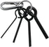 1set Annular Allen Wrench Set Standard Dogging Key with Full Loop, Allen Wrench Door Key for Push Bar Panic Exit Devices (1pc 5/64 1pc 1/8 1pc 5/3...