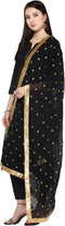 Woman's Embroidered Chiffon Dupatta Scarf Shawl Wrap Soft...