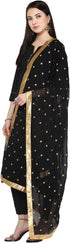Woman's Embroidered Chiffon Dupatta Scarf Shawl Wrap Soft...