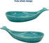 Whale Spoon Rest for Stove Top, Ceramic Spoon Holder for Kitchen Counter, Modern Farmhouse Kitchen Décor, 7.8 x 4.8 Inches (Aqua Blue)...