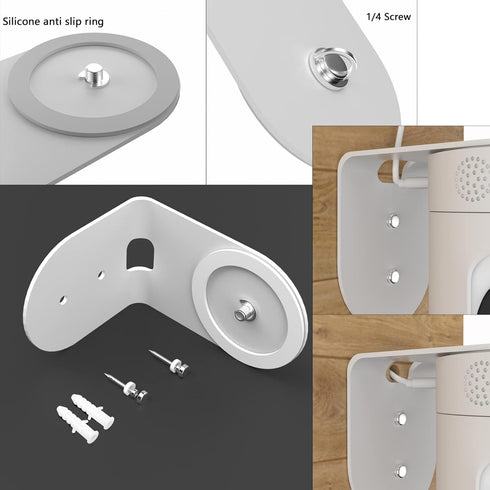 Metal Wall Mount for Eufy Security Indoor Cam E220 and Eufy P24 , Provide Better Viewing Angles...