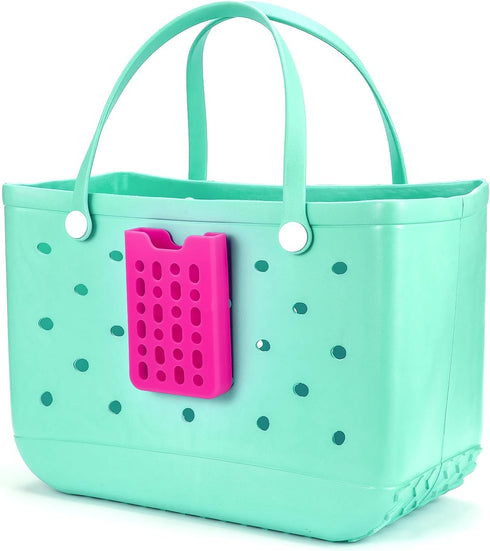 PARBEE Phone Holder Compatible with Bogg Bag, Silicone Pink Phone Holder Keep Your Phone Handy in Tote Bag, Insert Accessory Charm for Bogg Bags.....