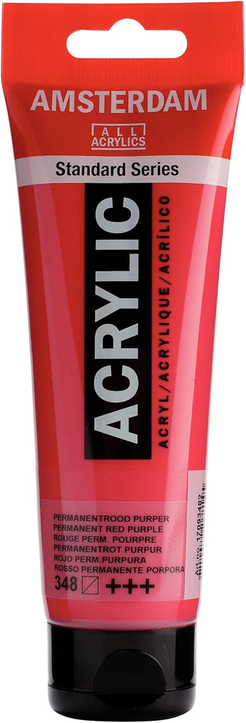Amsterdam Standard Series Acrylic Tube 120 ml Permanent red purple 348 (17093482)...