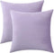 Jeneoo Comfy Soft Thick Velvet Throw Pillow Covers Decorative Solid Square Couch Cushion Cases for Bedroom Sofa Car Decor (Lavender, 16 x 16 Inche...