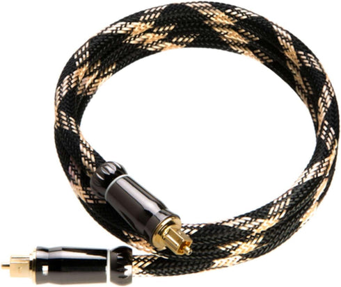 Cables Direct Online 1.5FT Premium Toslink Optical Audio Cable High Fidelity Digital Fiber Optic Cord for Home Theater, Sound Bar, Gaming Consoles...