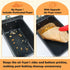 BYKITCHEN Air Fryer Liners for Ninja Dual Air Fryer, Set of 150, Rectangle Disposable Air Fryer Liners Compatible with Ninja DZ201/DZ401/DZ550, In...
