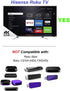 Remote Compatible with All Hisense Roku TV, Universal for Hisense Smart Built-in Roku TV Remote Control with Netflix, Hulu, and VUDU...
