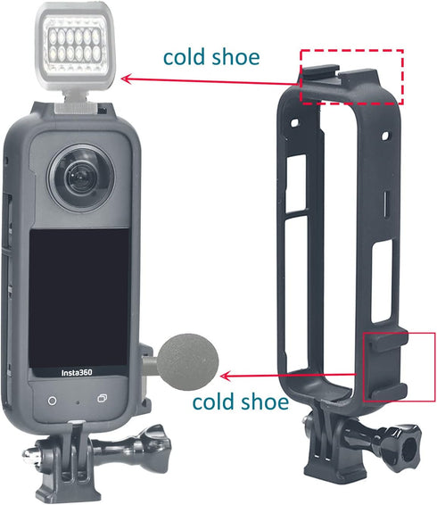 Frame Case for Insta360 One X3 with Lens Cap and Screen Protector...