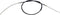 Dorman C95549 Rear Driver Side Parking Brake Cable Compatible with Select Chevrolet / GMC / Isuzu Models...