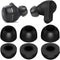 Memory Foam Ear Tips Compatible with JBL Tune 230NC TWS Earbuds, Foam Ear Buds Noise Cancelling Ear Cap Ear Plug Eartips, LMS 3 Size 3 Pairs,Black...