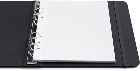 A5 Blank Paper 6-Hole Punched, 250 Sheets (500 Pages), 100 GSM, Printer Paper 148mm x 210mm (5.83 in. x 8.27 in.)...