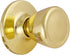 Design House 782730 Tulip Passage Hall and Closet Door Knob Polished Brass...