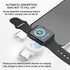 Portable Watch Charger for Apple Watch, Travel Charger for iWatch with USB-C & USB-A Fast Charging Magnetic Wireless Charger for Apple Watch SE/Ul...
