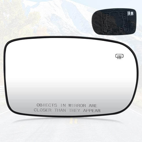 Youxmoto fits 68101146AA Passenger Right Side Heated Mirror Glass, 2011-2017 fit for Chrysler 200, 2012-2021 fit for Chrysler 300, 2011-2021 fit f...