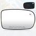Youxmoto fits 68101146AA Passenger Right Side Heated Mirror Glass, 2011-2017 fit for Chrysler 200, 2012-2021 fit for Chrysler 300, 2011-2021 fit f...