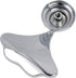Antrader Ginkgo Leaf Shape Knob Handles,6Pcs Bright Silver Drop Pendant Pull Handle, Zinc Alloy Drawer Handle,Single Hole Cabinet Furniture Pulls...