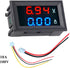 HiLetgo 2pcs 0.28" Digital Voltmeter Ammeter DC 100V 10A Amp Voltage Current Meter Tester 0.28 Inch 3 Bits Blue + Red Dual LED Display Panel with ...