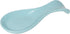 Now Designs Curved Stoneware Spoon Rest Eggshell Blue, 3.5x7.75 in...