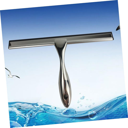 HEALLILY Stainless Steel Spatula Stainless Spatula Window Cleaning Tool Window Squeegee Window Cleaner Window Cleaning Squeegee Window Washing Squ...