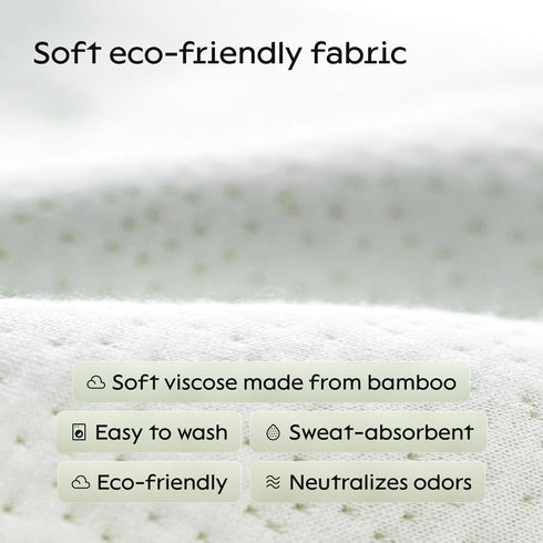 2 Pack Waterproof Viscose Made from Bamboo Pillow Protectors - Pair Zippered Case Queen 20x30 Inches - Natural Cooling Guaranteed Noiseless Pad, U...