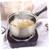 1 Set Stainless Steel Pot Saucepan Soup Pot Cooking Pan Deep Skillet Nonstick with Lid Stainless Steel Stock Pot Milk Stockpot Small Pot Sauce Pan...