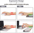 ArtSo Keyboard Wrist Rest and Mouse Pad with Wrist Support Set Ergonomic Coaster, Memory Foam Mousepad Non-Slip Rubber Base Durable Comfortable fo...