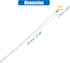 uxcell 1 Pcs Engine Oil Dipstick Engine Oil Fluid Level Dipstick for Buick Lacrosse Base Leather 2.4L L4 Electric Gas 2.4L L4 MILD HYB No.12607379...