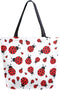 Stylish Cute Pattern Extra Large Shoulder Tote Bag for Beach Travel Weekender Gym Grocery Shopping...