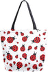 Stylish Cute Pattern Extra Large Shoulder Tote Bag for Beach Travel Weekender Gym Grocery Shopping...