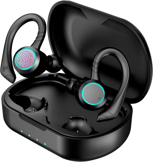 True Wireless Earbuds Bluetooth 5.3 Earphone, Touch Control with Charging Case, IPX7 Waterproof Stereo Headphone,Long Battery Life Headset Premium...