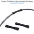 8 Pieces Bicycle Brake Shift Line Cable Protective Sleeve Bike Frame Paintrubber Protector Rubber Pipe Guides Protection Cover for Mountain Road B...