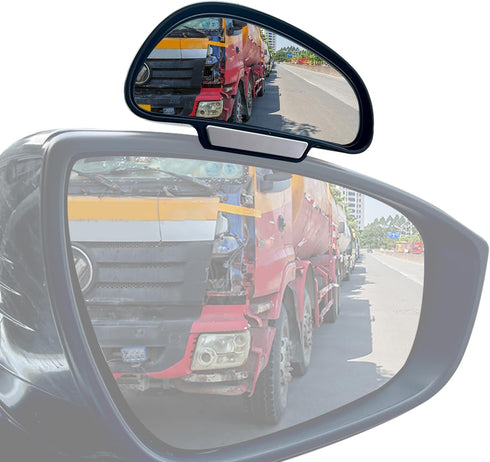 Rearview mirror blind spot mirror?Car Blind Spot Side Mirror?Rear View Auxiliary Blind Spot Mirror?Adjustable Blindspot Convex Wide Angle Side Rea...