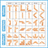 Wood T Shape Puzzle, 4 Pieces Brain Teaser Toy for Kids & Adults, Advanced Level, Great Gift & Party Favor, Includes Paper Instructions...