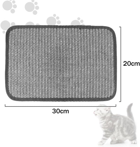 Natural Sisal Cat Scratching Pad Cat Scratch Furniture Protector Cat Scratcher Mat Sofa Bed Corner Protector Anti-Slip Cat Scratch Pads for Grindi...
