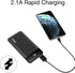 Energizer Power Bank - 10000mAh High Capacity Lithium Polymer Portable Charger, Lightweight, Fast Charging, Dual USB Outputs, TSA Approved, Compat...