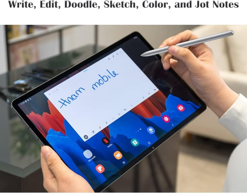 Galaxy Tab S7 S Pen Replacement Tab S7+ Stylus Pen for Samsung Galaxy Tab S7,Tab S7+, Tab S7 FE, Galaxy Tab S7 Pen Without Bluetooth+Tips/Nibs (My...