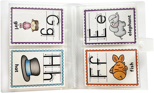 3x4 inch Index Card Holder Clear Plastic Organizer for Recipe Flashcard Notecard Coupon, 40 Pages can Hold 160pcs Cards...