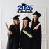 2025 Graduation Party Decorations Wooden Sign Blue Class of 2025 Photo Booth Props 2025 Graduation Picture Props for 2025 Graduation Party Supplie...