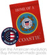 Breeze Decor Home of Coastie Garden Flag Armed Forces Coast Guard USCG Semper Paratus United State American Military Veteran Retire Official House...