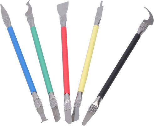 IC Chip Repair Thin Blade CPU NAND Remover BGA Maintenance Knife for Mobile Phone Repair (Removing The CPU and Removing Glue 5-Piece Set)...