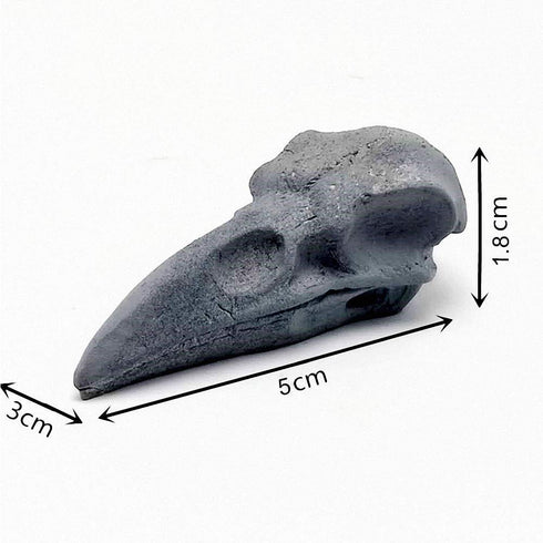 Tiny Size 3D Raven Head Skull Silicone Resin Mold Crow Bird Cake Fondant Mold Cake Decorating Tool Soap Resin Pendant Polymer Clay Halloween Candy...