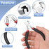 Jewelry Pliers, End Cutting Pliers End Nippers for Zipper Install Stops Repair...