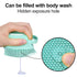 Bath Brush Silicone, Massage Soft Brush Dog Cats, Pet Massage Brush Bubble Body Wash Brush-blue...