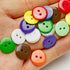 Libiline 100pcs 5/8"(15mm) Resin Button Solid Color 2Holes Craft Clothes Sewing Cards Making Sweater Shirt (Multi-colored, 5/8"(15mm))...