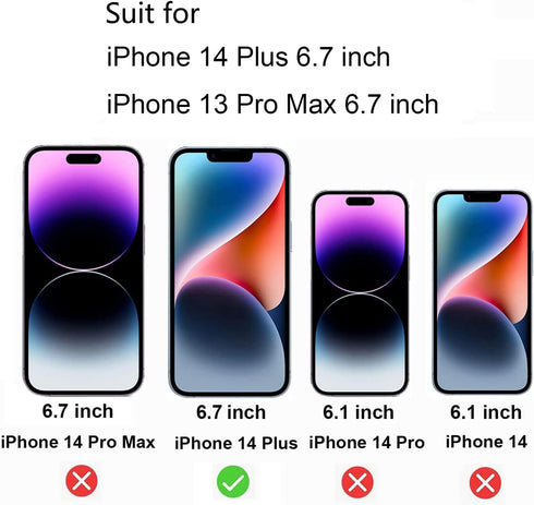 2 Pack Matte Anti-Blue Privacy Tempered Glass for iPhone 13 Pro Max/iPhone 14 Plus Anti-glare Anti-Spy Screen Protector Anti-Peeping Film Colorful...