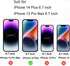 2 Pack Matte Anti-Blue Privacy Tempered Glass for iPhone 13 Pro Max/iPhone 14 Plus Anti-glare Anti-Spy Screen Protector Anti-Peeping Film Colorful...