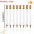 25pcs Golf Pencils with eraser Hexagon Wooden Pencils Graphite 2B for Golf Event Scoring,Classroom,Wedding,Company Meetings,Pew, Pocket (white)...